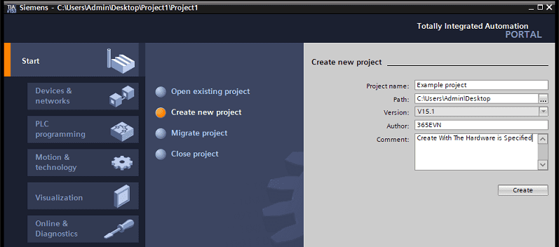 create-project-in-tia-portal