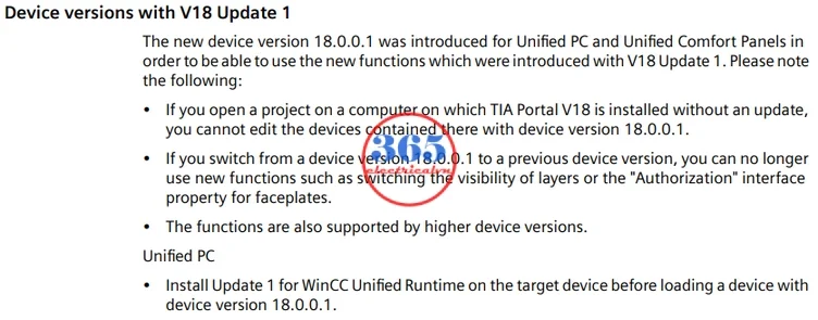 tia v18 portal update 1 - What's new