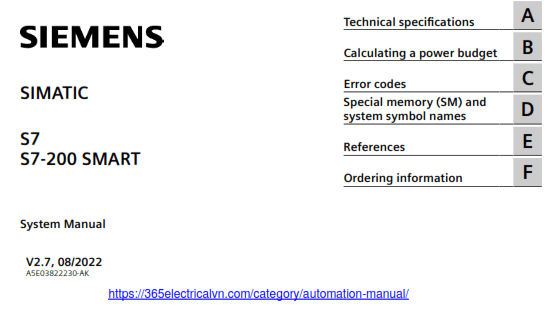 s7 200 smart PLC system manual v2.7