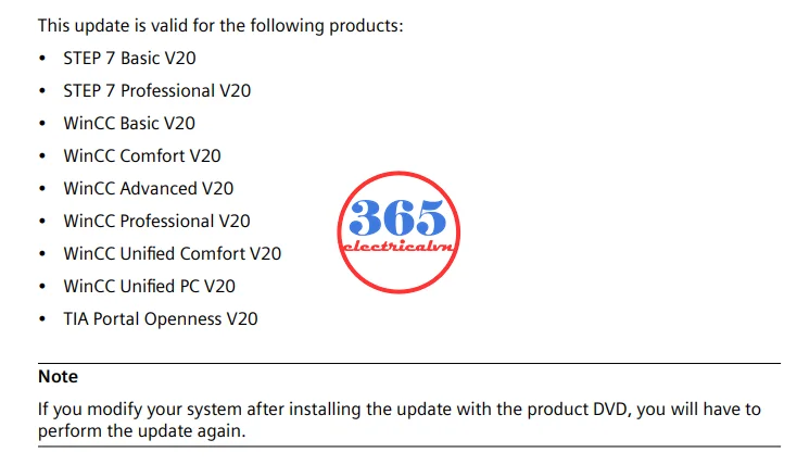 tia v20 upd1 products