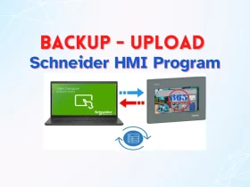 Backup Schneider Magelis hmi program